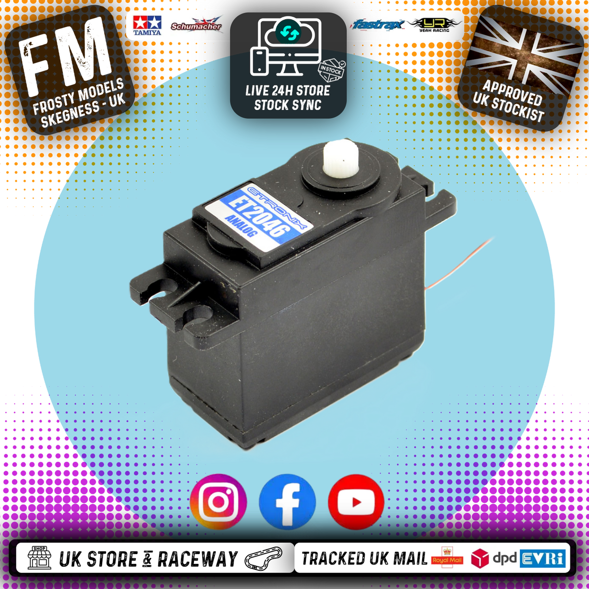ETRONIX - 6.2KG/0.12S STANDARD SERVO 25T Spline - ET2046
