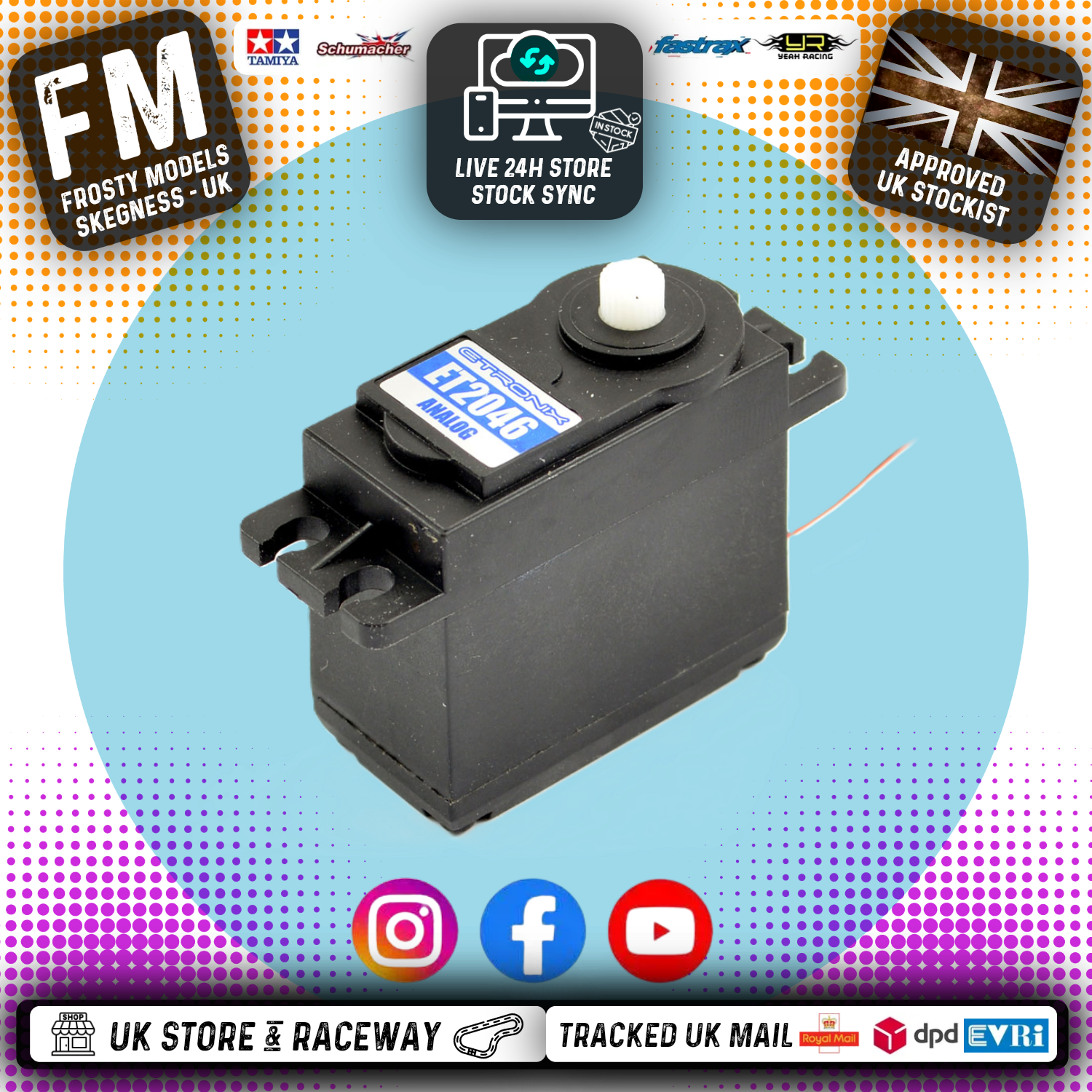ETRONIX - 6.2KG/0.12S STANDARD SERVO 25T Spline - ET2046