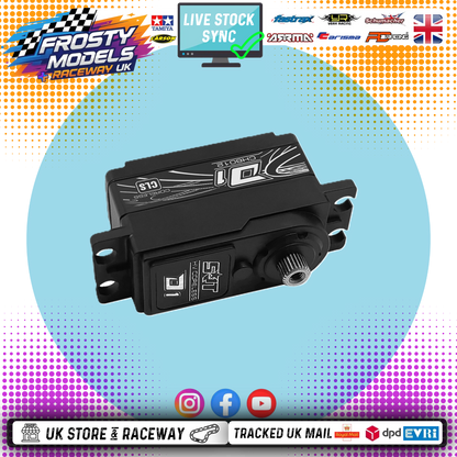 SRT - Metal Geared, Fast, Coreless & Low Profile - HV 6.0V ~ 7.4v STD Digital Servo - SRTCH6012 (6.0v): 0.07 sec - (Ideal for 1/10 On-road Cars / Euro Trucks)