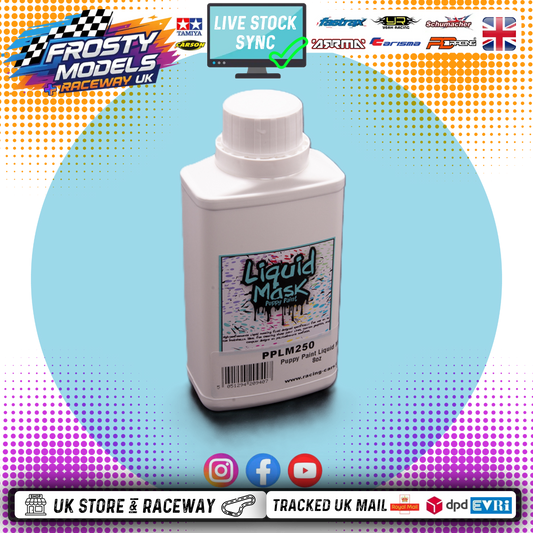 PuppyPaint - RC MODEL CAR BODY MASKING - Liquid Mask 250ml - PPLM250