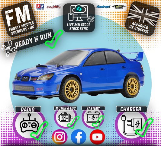 CARISMA - GT24 4WD SUBARU STI 2006 - 1/24 (MICRO SCALE BRUSHLESS MOTOR) Ready To Race - CA83268