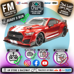 FTX - 1/7TH SCALE SUPAFORZA GT - ON ROAD RTR BRUSHLESS RC CAR (w/LED'S) - RED - FTX5494R (Requires 4S or 6S Battery & Charger)