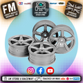 Tamiya 51072 - Carrera Wheels 24mm wide (4 pcs) 1/10 Touring Car Size (12mm hex)
