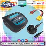 ETRONIX - POWERPAL AC240V LIPO/HV/NIMH 6A 60W BALANCE CHARGER/DISCHARGER - ET0204 (Wires included)