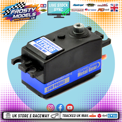 ETRONIX - 9.5KG/0.08S LOW PROFILE STANDARD Coreless DIGITAL SERVO METAL GEARED - ET2036 (FAST/LIGHT/STRONG) (Super FAST)