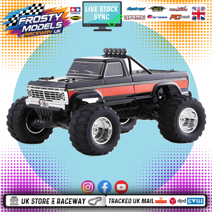 FMS - 1:10 FORD F100 RS 2WD TRUCK - BLACK (With battery & Charger)