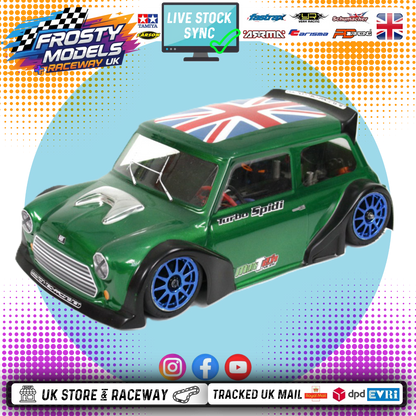 MONTECH - TURBO SPIDI 1/10 BODY SHELL - FOR TAMIYA MINI M-CHASSIS - MT009004 (Wheelbase 210mm, Width 160mm)