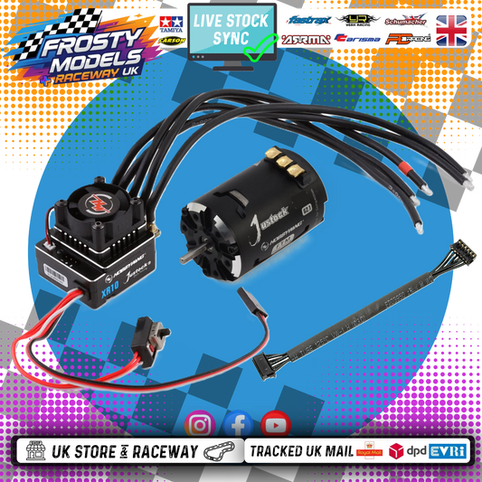 HOBBYWING - Justock Brushless Combo (2S Lipo) JS7 G3S ESC + G2.1 25.5T Motor (Ideal for GT12 Mini & LMGT3 Class) Fixed Timing