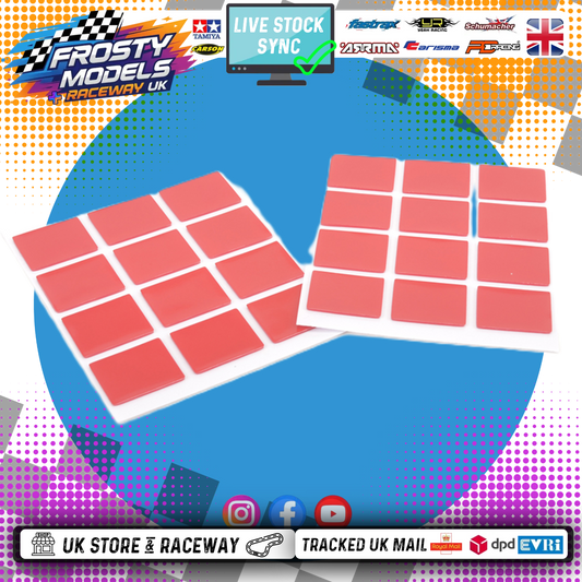 CORE RC - Double RC ESC / RECEIVER Sided Tape PRE_CUT Pads 25mm x 20mm - pk24 - CR801