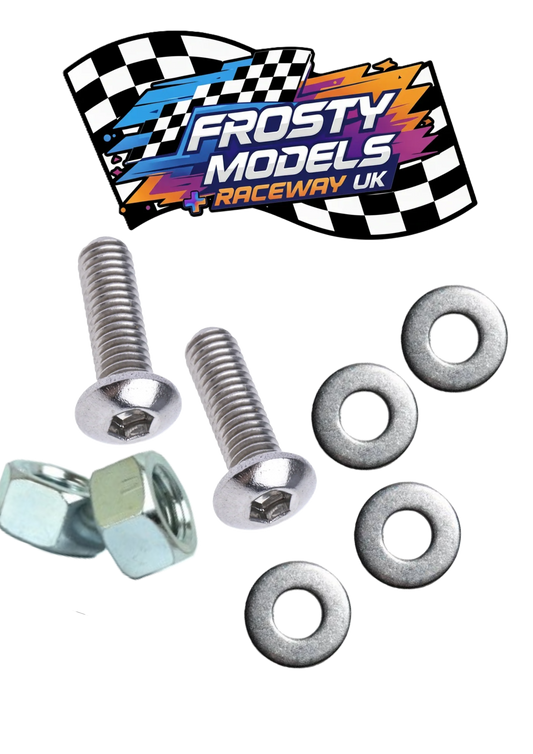 Spoiler Wing Mounting Hardware (M3 Nuts, Bolts & Washers)