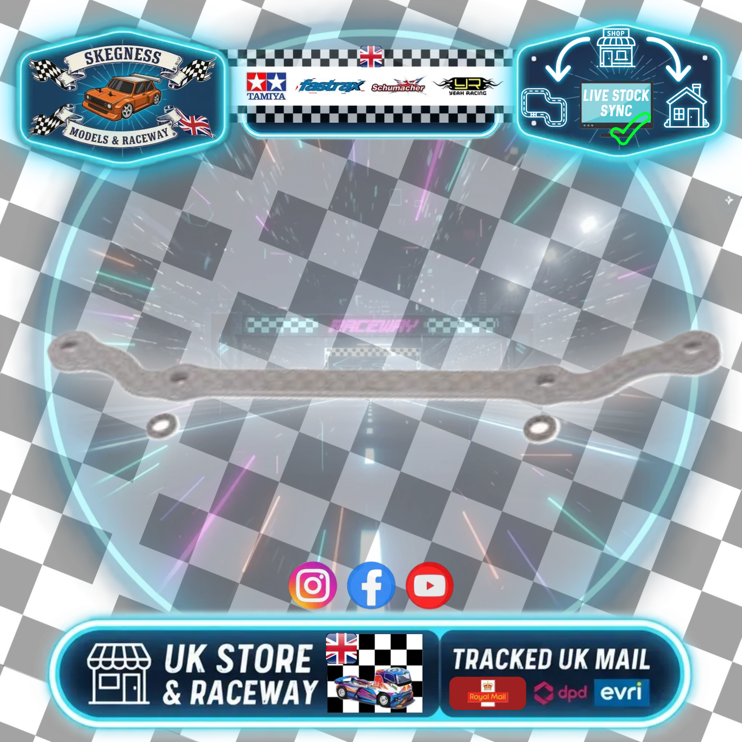 Schumacher - Atom LP Front End Camber Strap Item No. U7439