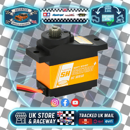 SAVOX - MICRO 21-Spline DIGITAL SERVO PLUS 0.09SEC 2.2KG@6V (1/12th Kamtec/Mardave) SAV-SH0257MG+