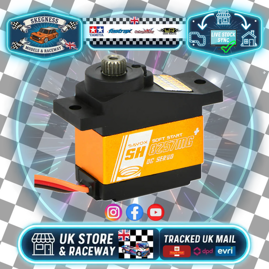 SAVOX - MICRO 21-Spline DIGITAL SERVO PLUS 0.09SEC 2.2KG@6V (1/12th Kamtec/Mardave) SAV-SH0257MG+