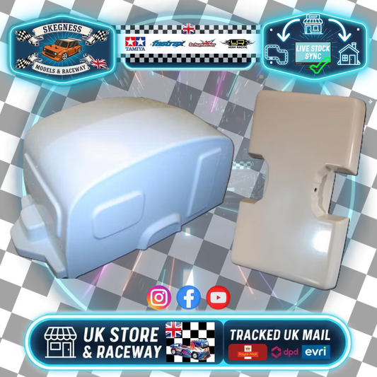 Kamtec (Mini Racer & Supastox ) Caravan and Chassis Single Axle ABS (Needs Axle and Wheels  + Tyres)