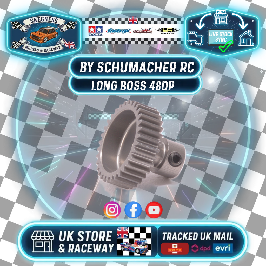 Schumacher - Pinion - Long Boss Hard Alloy 48DP - 28T - U8028