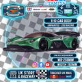 ZooRacing - BWOAH (Aston Hyper Car) - 1/10 RC Touring Car Body - 0.7mm Thickness - ZR-0012-07 (Fits only low shock mounted 1/10 Cars such as a Schumacher Mi9)