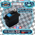 SRT - Metal Geared, Fast, Coreless & Low Profile - HV 6.0V ~ 7.4v STD Digital Servo - SRTT06 (6.0v): 0.23 sec - (25T Spline - Ideal for 1/24 - 1/12th On-road Cars)