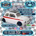Montech - MTC Mini Lexan Body 1/10 (Fiat 595 Sport) (210mm Wheelbase) MT008001 - Clear with Masking