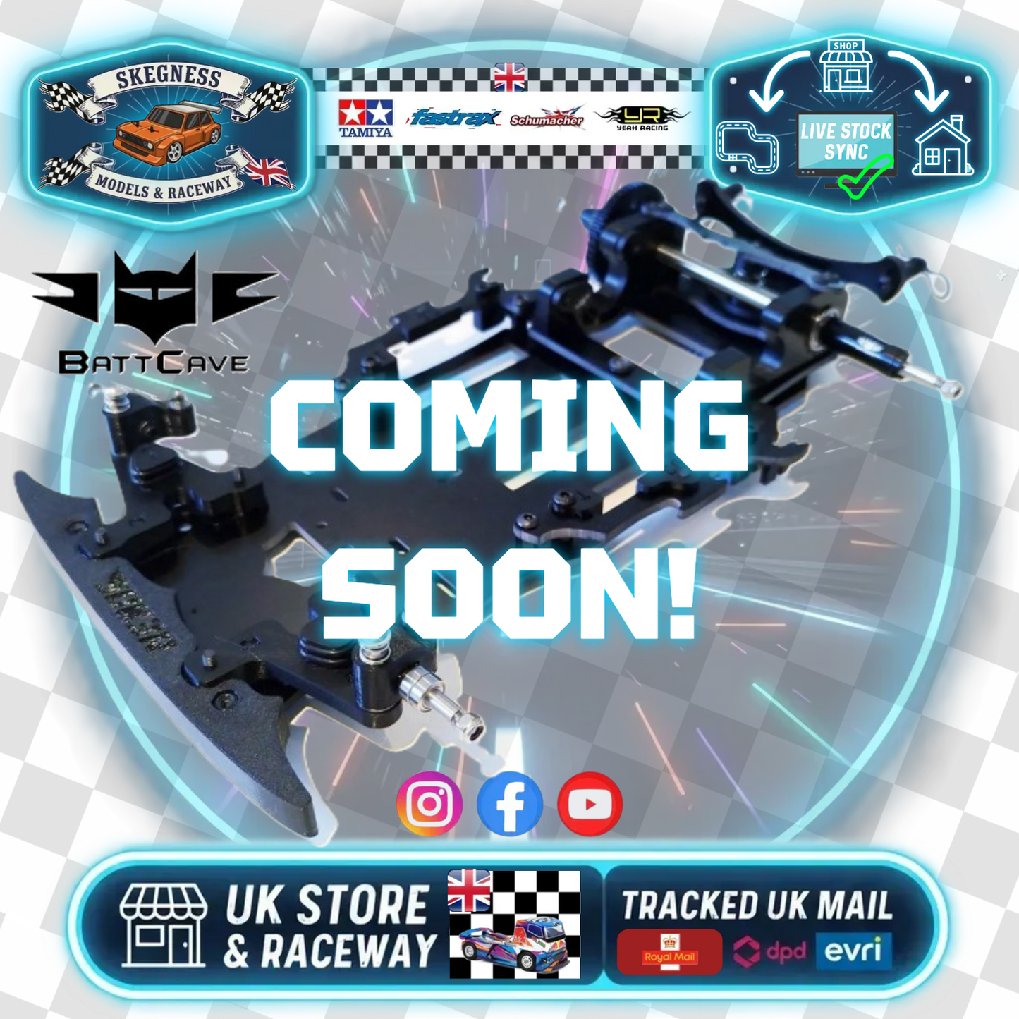 (COMING SOON - PRE-ORDERS ONLY) BattCave - Mini GT12 (1/12) JOK3R-R Competition Racer Kit (Kit Form)