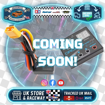 (COMING SOON!) OR-ES24BRU80V2 - ORCA 800 SERIES V2.0 – BRUSHED ELECTRONIC SPEED CONTROLLER WITH PROGRAM CARD (WATER RESISTENT)