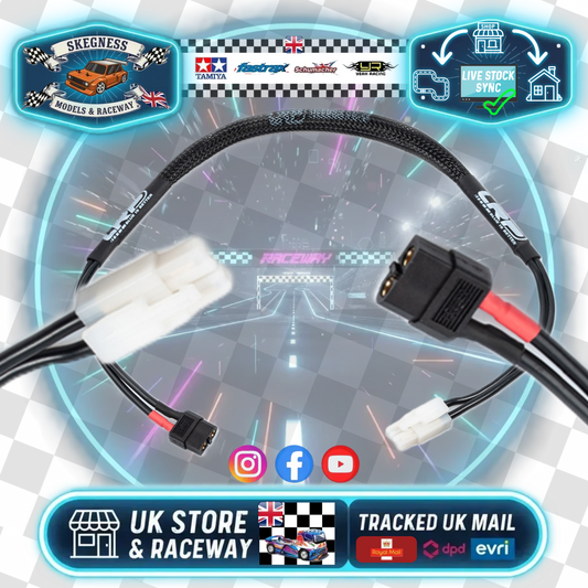 LRP - Charging Wire - 50cm - (charger output XT60) (Tamiya/JST Battery) - LRP499250