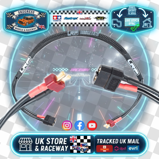 LRP - Charging Wire - 50cm - (Charger output XT60) (Battery - T-Plug Deans Male) - LRP499254