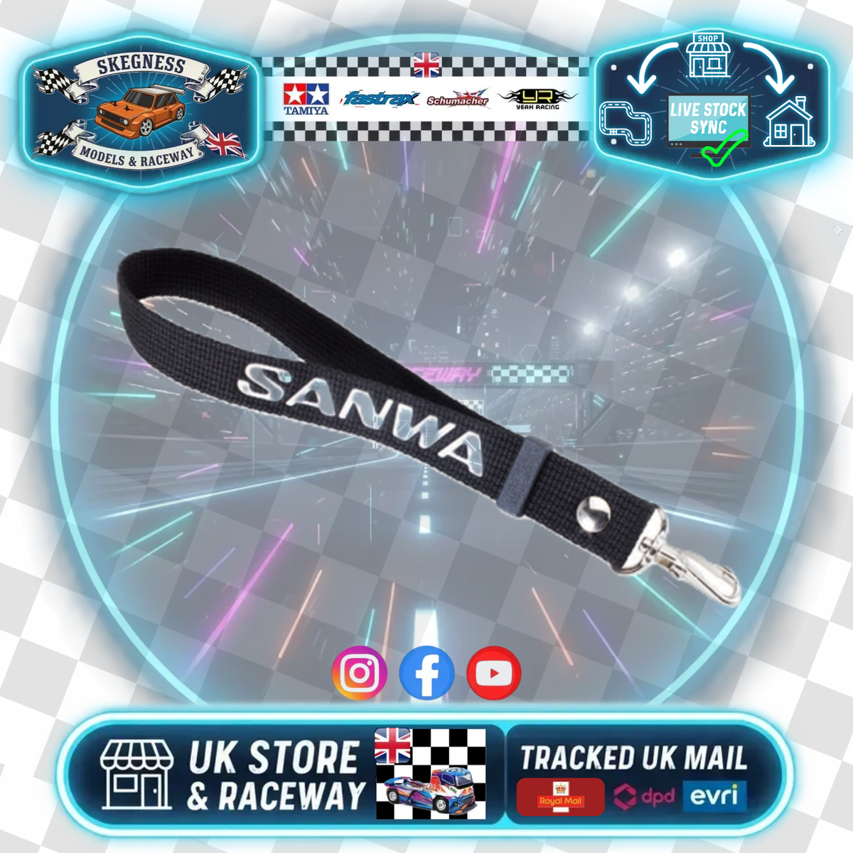 Sanwa - Sanwa Wrist Strap Band - SA107A30063A