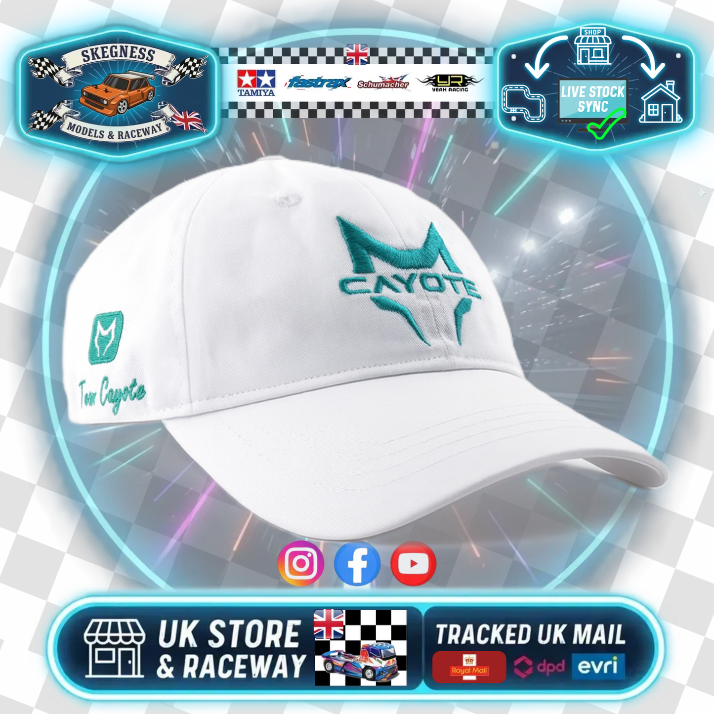 (Pre-Order Due 15-1-26) CAYOTE - Ventilated Cotton Cap - One Size Fits All - CYEFH03