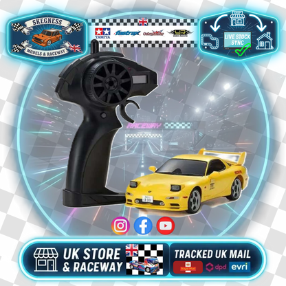 Kyosho - My First Mini-Z 1:28 Initial-D Mazda RX-7 FD3S YE (1:24th Class) - K.66607A