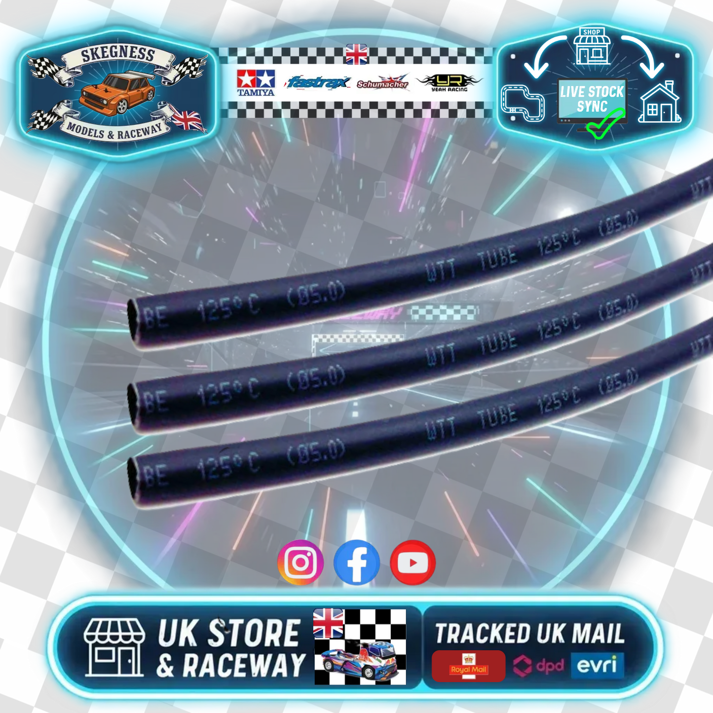 ABM30023  - ABM - 5.0MM Wide  HEATSHRINK BLACK (1 metre)