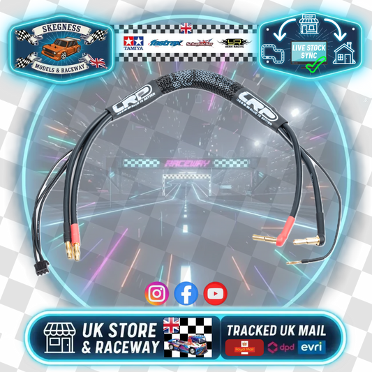 LRP - 2S Charging Wire - 35cm - 4mm & ERT Balance Plug, 4/5mm Bullets and Balance Plug 2mm - LRP499002