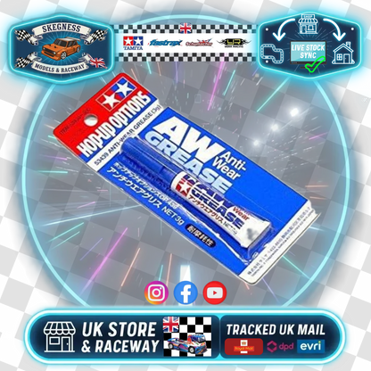 TAMIYA - 53439 ANTI-WEAR GREASE (3g) HOP-UP OPTIONS - (FOR TT01E EURO TRUCK FRONT DIFF)