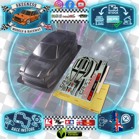 TAMIYA - (225m) 51467 MUGEN CR-X PRO Body Set - Clear Lexan 1/10 M-Chassis (W-170mm x Wheelbase-225mm)