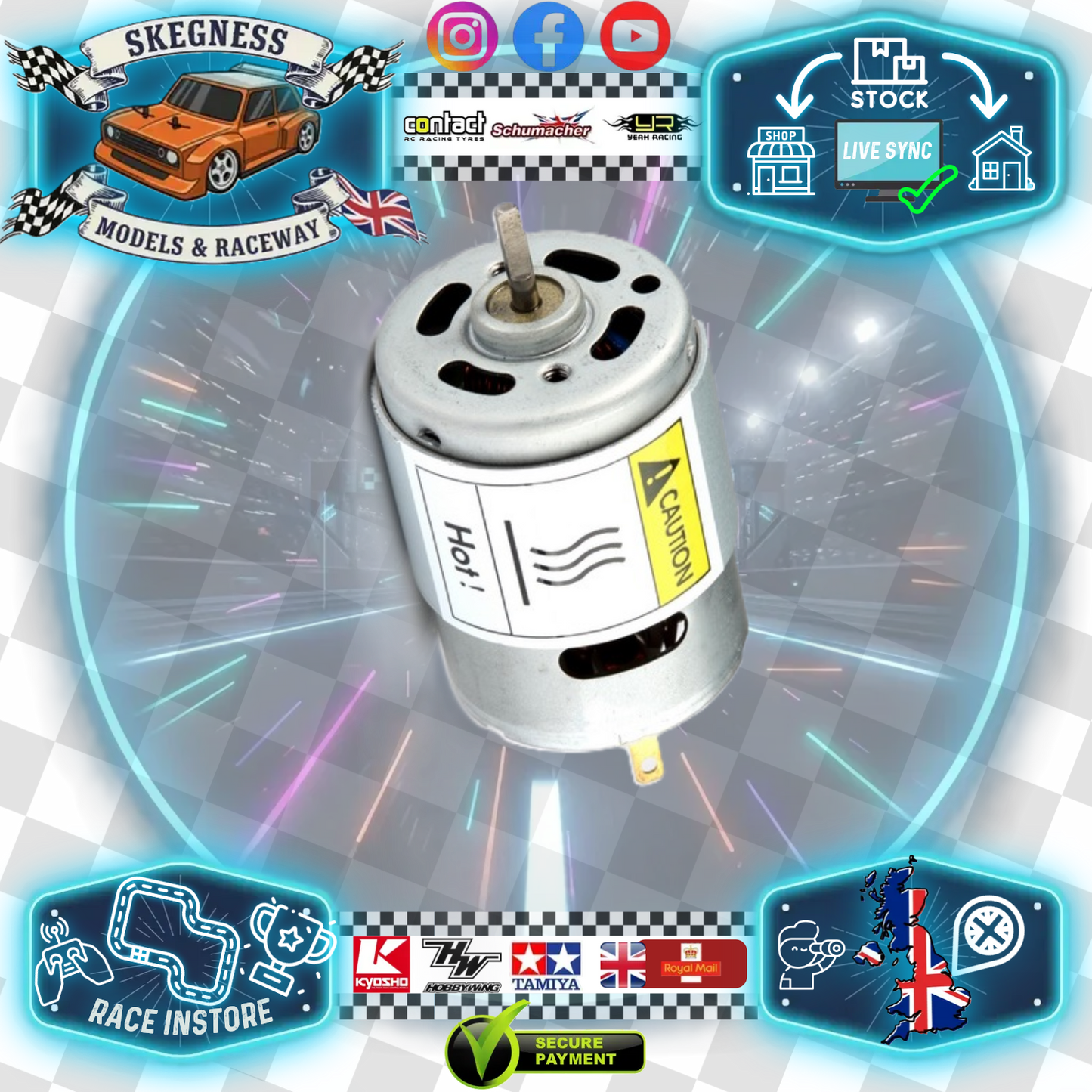 LC Racing - 380 size brushed motor (all EMB L series)