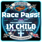 RACE PASS - CHILD (OWN VEHICLES) (Anyday Arrive & Drive or Racing) 1-DAY ONLY