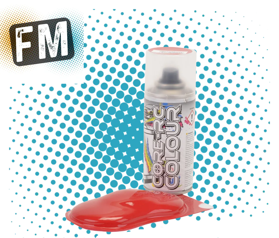 CORE RC - BODY SPRAY PAINT for POLYCARBONATE RC Bodies - 150ML - ALL COLOURS - MULTI LISTING