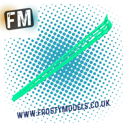 CORE RC 1/10 RC CAR/TRUCK/BUGGY - (6PCS) EXTRA LONG SMALL BODY CLIPS - ALL COLOURS - MULTI LISTING