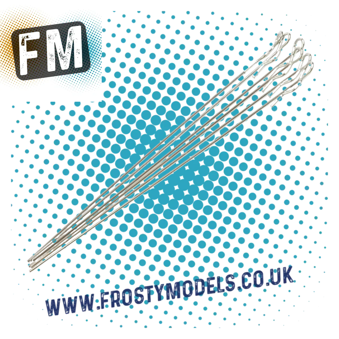 CORE RC 1/10 RC CAR/TRUCK/BUGGY - (6PCS) EXTRA LONG SMALL BODY CLIPS - ALL COLOURS - MULTI LISTING