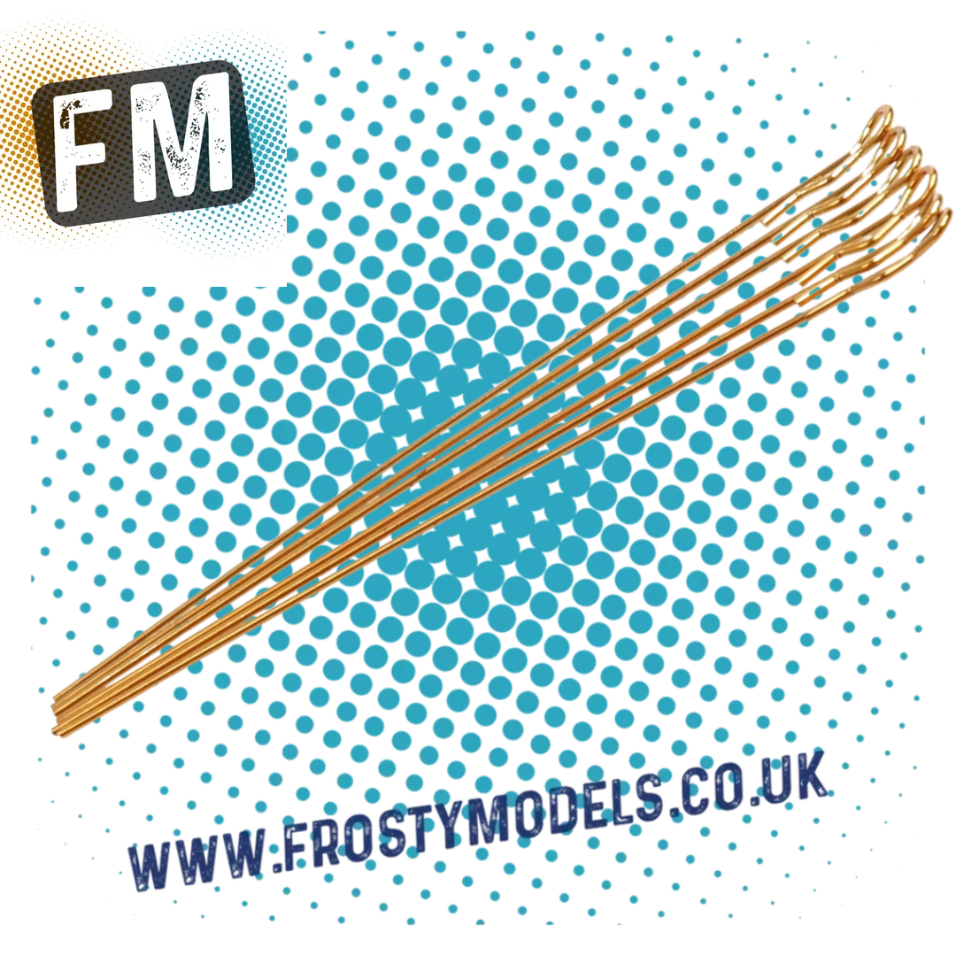 CORE RC 1/10 RC CAR/TRUCK/BUGGY - (6PCS) EXTRA LONG SMALL BODY CLIPS - ALL COLOURS - MULTI LISTING