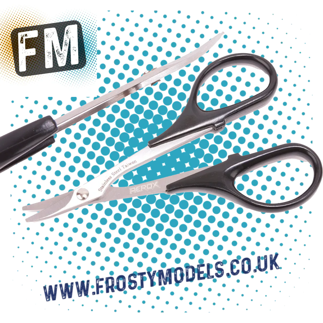 RC CAR/BUGGY/TRUCK BODY CUTTING SCISSORS - CURVED & STRAIGHT - MULTI LISTING
