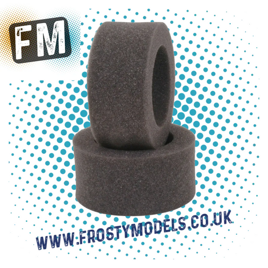 SCHUMACHER - U6669 REAR - 4WD/2WD - HARD Buggy Tyre Inserts - 2PC (38MM for 35MM WIDE RIMS)
