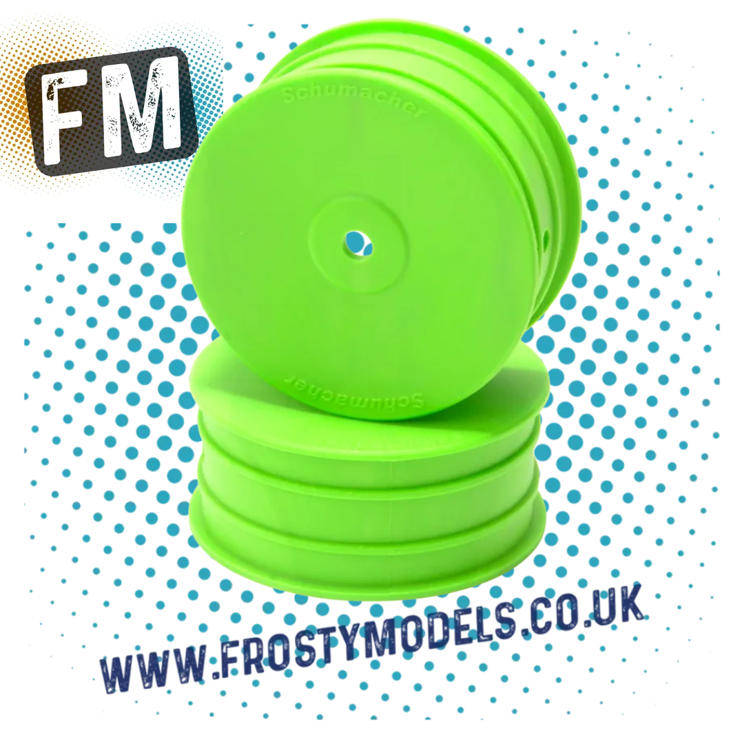 SCHUMACHER 1/10 BUGGY 2.2IN 12MM HEX WHEELS - 4WD/2WD/SLIM - FRONT/REARS - MULTI LISTING - ALL COLOURS