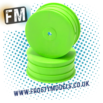 SCHUMACHER 1/10 BUGGY 2.2IN 12MM HEX WHEELS - 4WD/2WD/SLIM - FRONT/REARS - MULTI LISTING - ALL COLOURS