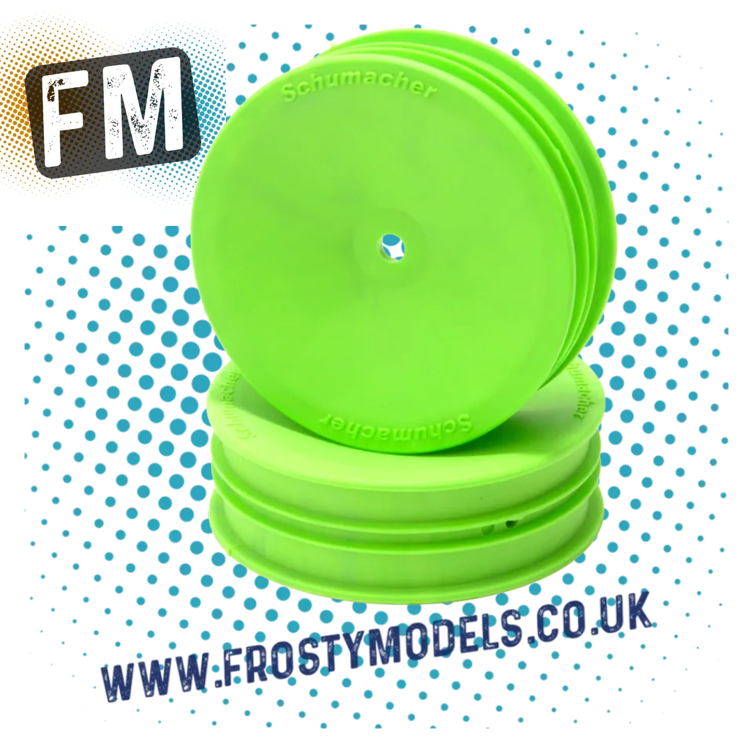 SCHUMACHER 1/10 BUGGY 2.2IN 12MM HEX WHEELS - 4WD/2WD/SLIM - FRONT/REARS - MULTI LISTING - ALL COLOURS