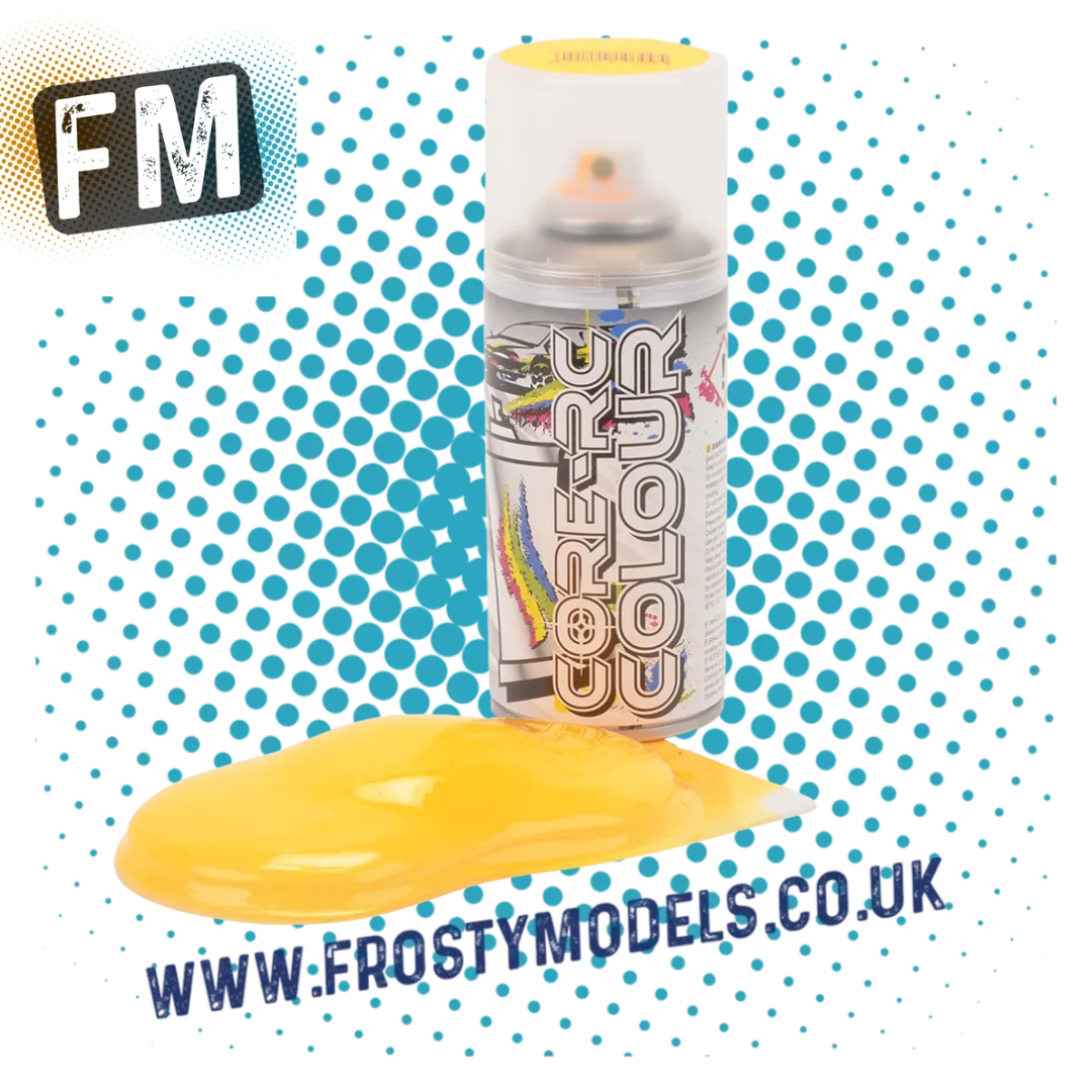 CORE RC - BODY SPRAY PAINT for POLYCARBONATE RC Bodies - 150ML - ALL COLOURS - MULTI LISTING