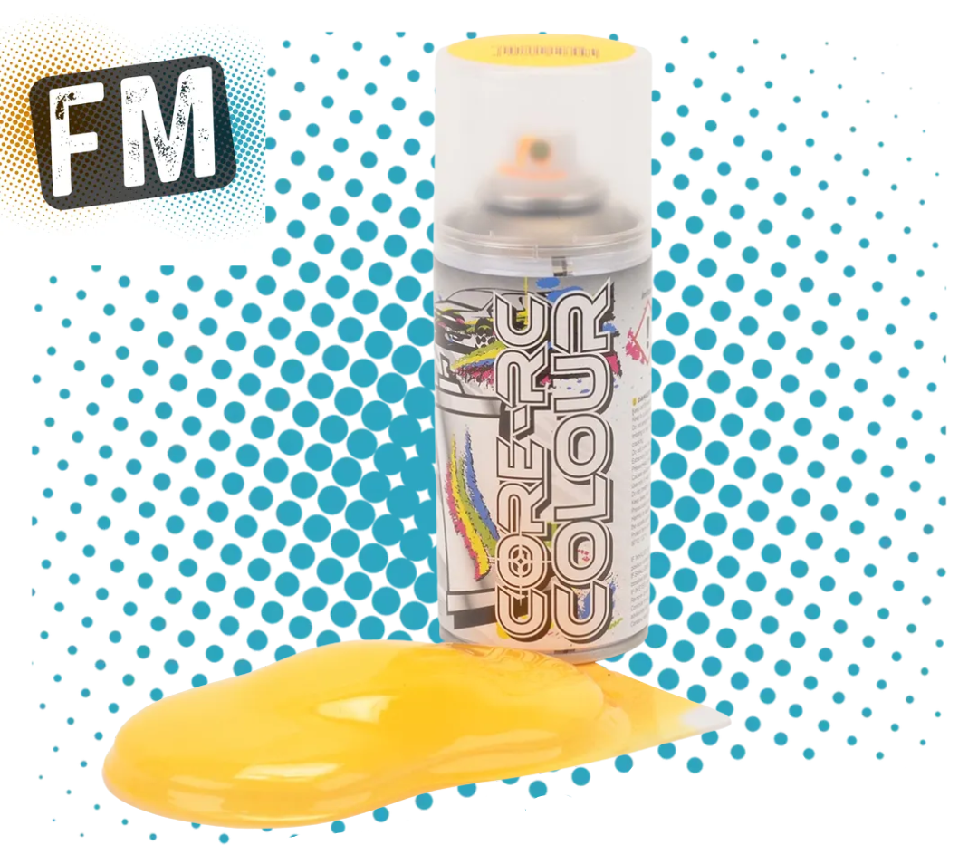 CORE RC - BODY SPRAY PAINT for POLYCARBONATE RC Bodies - 150ML - ALL COLOURS - MULTI LISTING