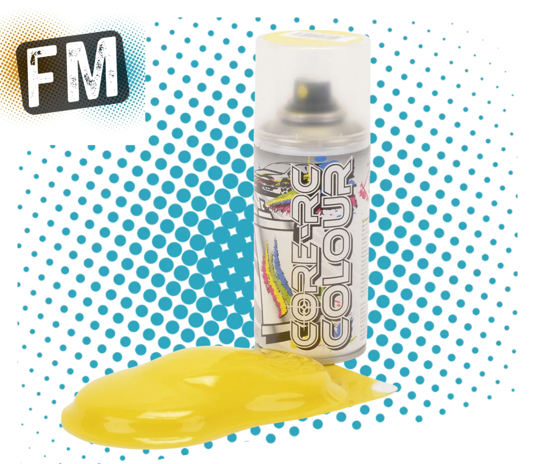 CORE RC - BODY SPRAY PAINT for POLYCARBONATE RC Bodies - 150ML - ALL COLOURS - MULTI LISTING