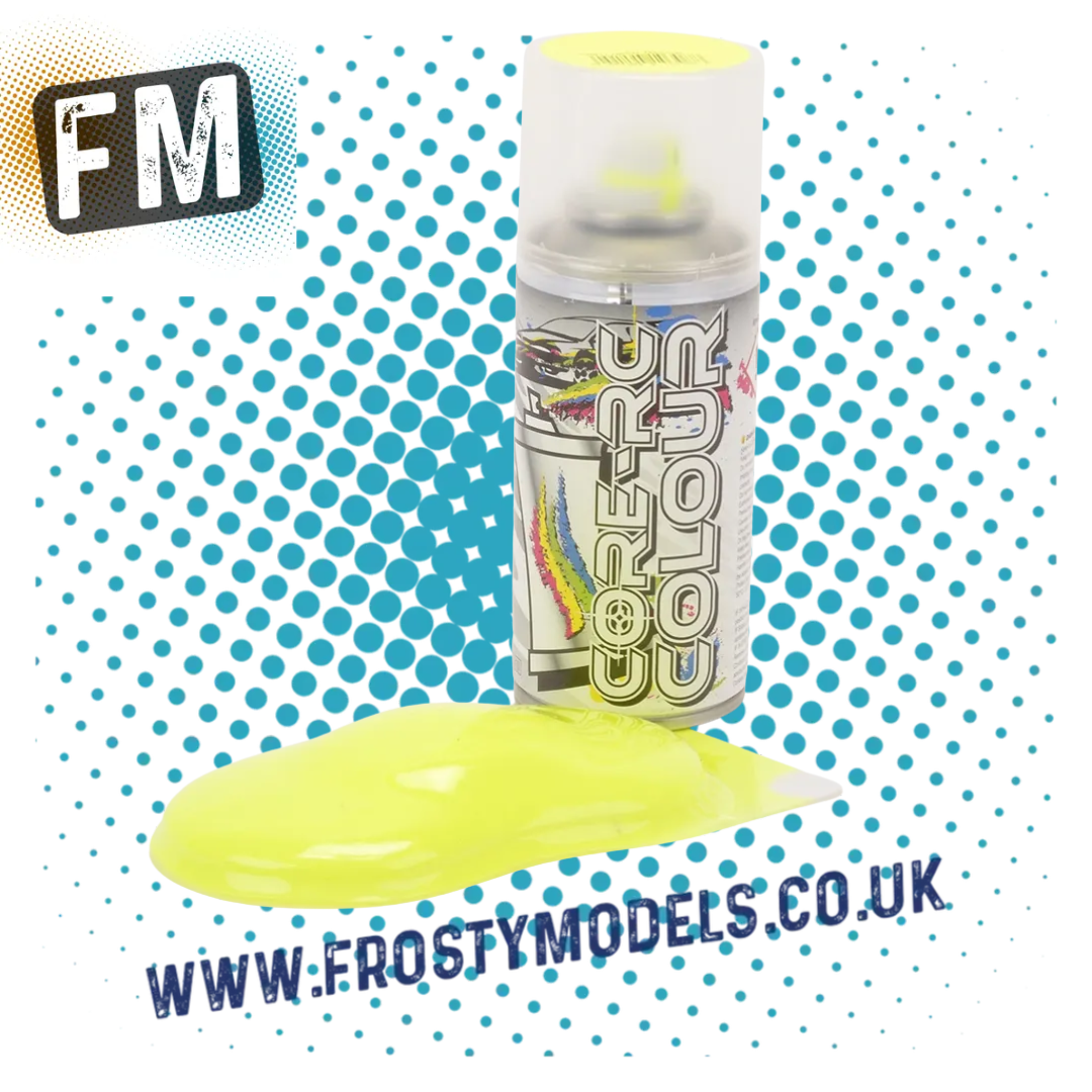 CORE RC - BODY SPRAY PAINT for POLYCARBONATE RC Bodies - 150ML - ALL COLOURS - MULTI LISTING