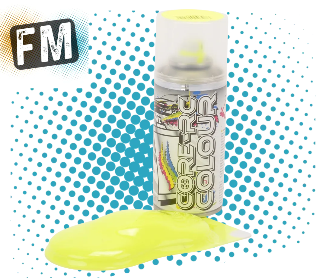 CORE RC - BODY SPRAY PAINT for POLYCARBONATE RC Bodies - 150ML - ALL COLOURS - MULTI LISTING
