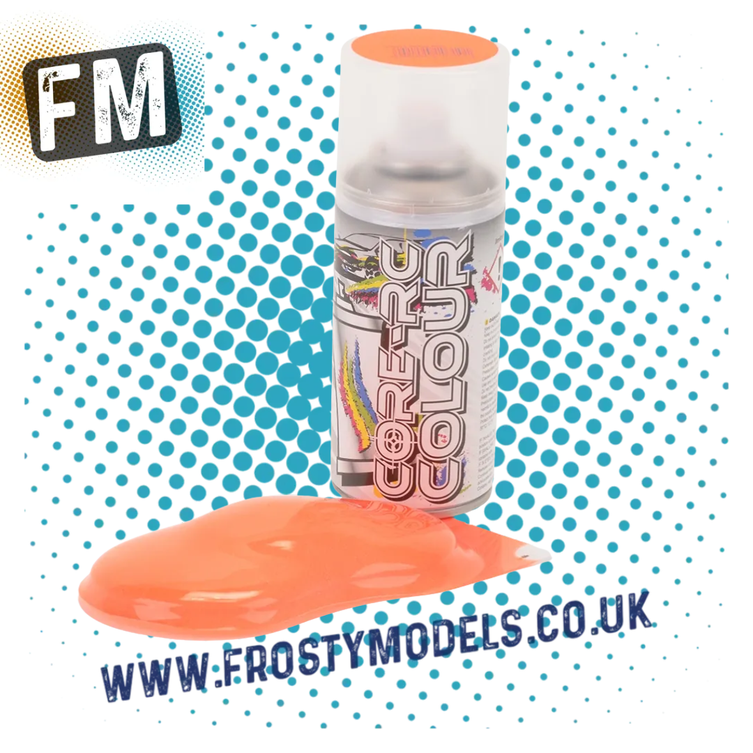 CORE RC - BODY SPRAY PAINT for POLYCARBONATE RC Bodies - 150ML - ALL COLOURS - MULTI LISTING